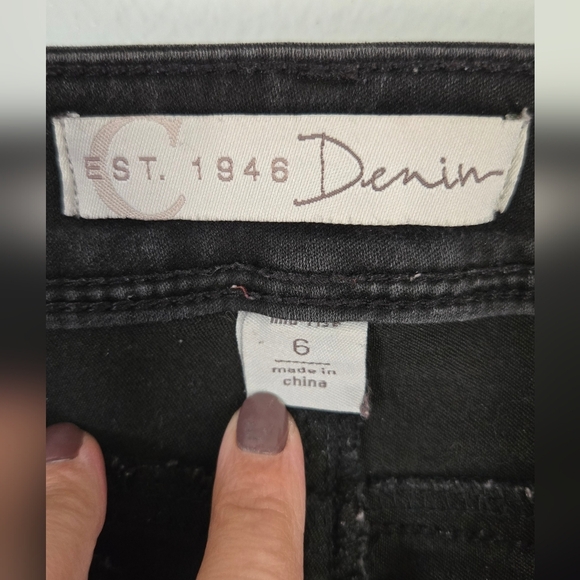 Est. 1946 Black Skinnies Size 6 - Picture 4 of 5